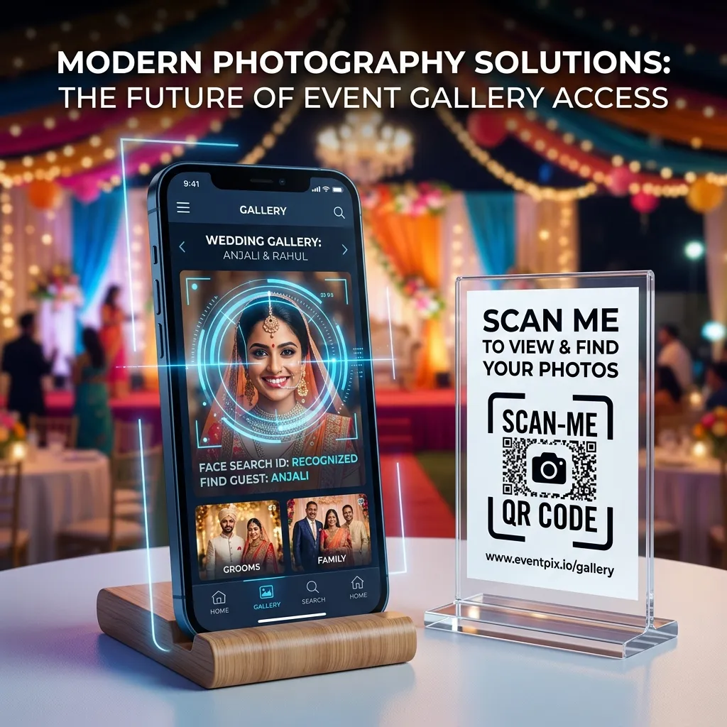 AI Face Search and QR Code Photo Galleries: The Future of Event Photo Sharing