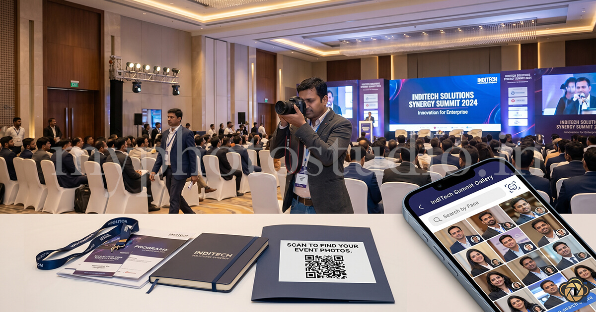 Corporate Event Photo Delivery - How to Share 500 Attendee Photos Professionally