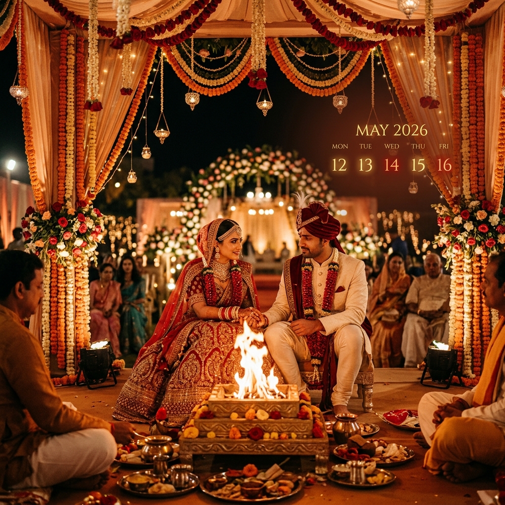 Hindi Muhurtham Dates 2026 - Shubh Vivah Muhurat for North Indian Wedding Photographers