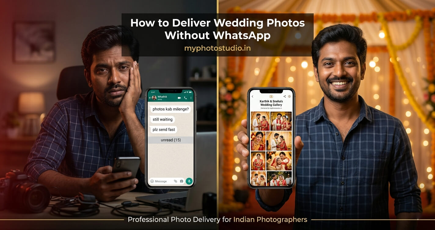 How to Deliver Wedding Photos to Clients Without WhatsApp