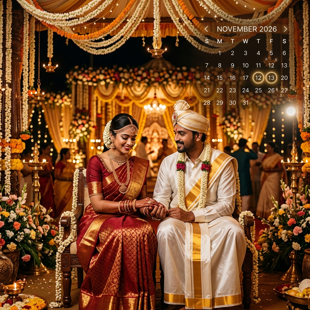 Kannada Muhurtham Dates 2026 - Shubha Muhurtha for Karnataka Wedding Photographers