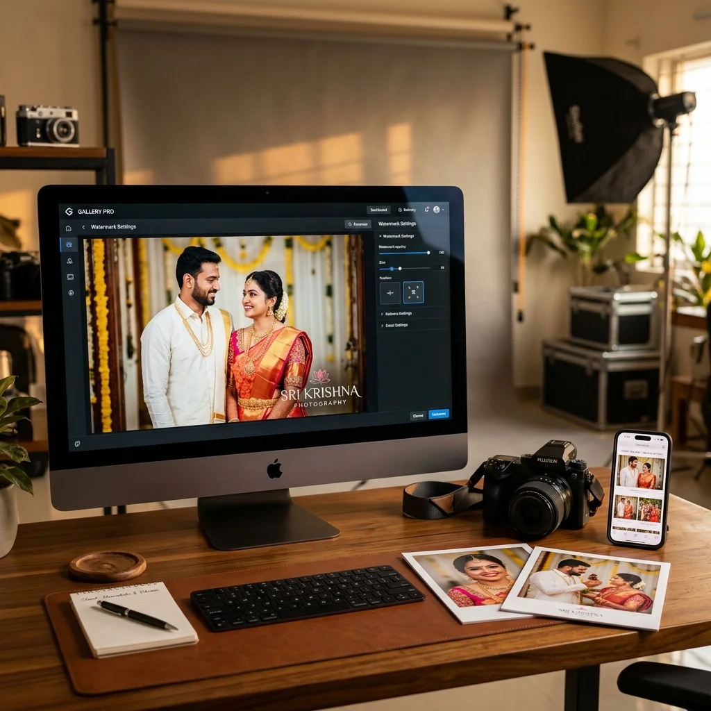 Watermark Settings for Photography Studios - None vs. Text vs. Image, by Event Type